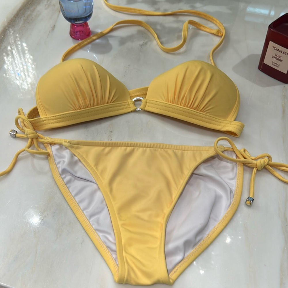 Beautiful yellow bikini